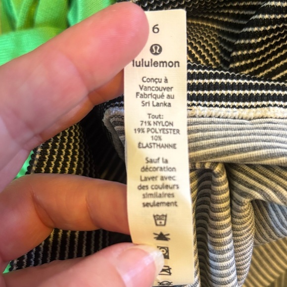 lululemon Ebb to Train Tight Wash leggings sz 6 - Picture 3 of 6